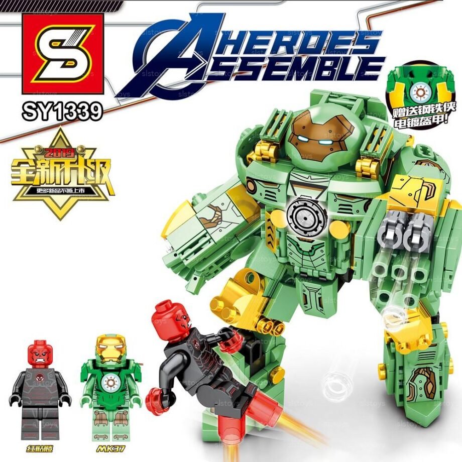 Sheng Yuan SY 1339 MK37  Hero Heroes Brick Compatible IronM Hulk Buster Assemble