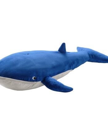 BLÅVINGAD Soft toy, blue whale